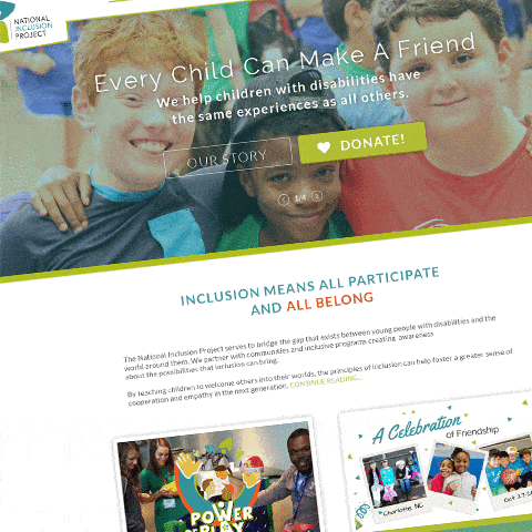 National Inclusion Project Website Design