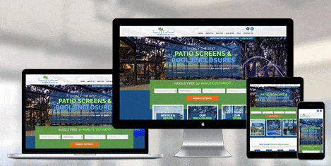 Tropical Enclosures Mobile Responsive Website Design