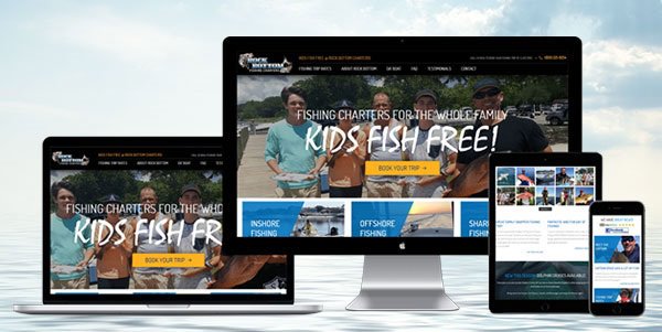 Rock Bottom Charters - AnoLogix Featured Website - 1