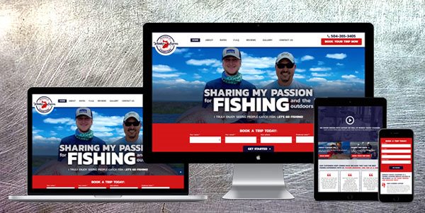 Whiskey Bayou Charters - AnoLogix Featured Website - 1