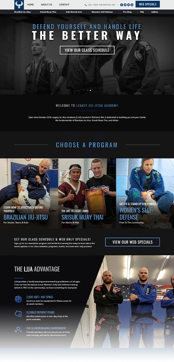 Legacy Jiu Jitsu - AnoLogix Featured Website - 2